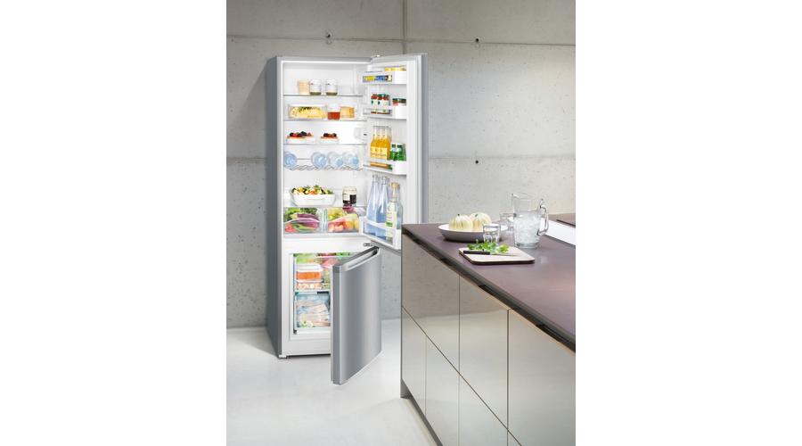 Liebherr CUel 2831 acél színű alulfagyasztós hűtő, SmartFrost, A++, 161cm magas, 55cm széles, AA energiaosztály Liebherr CUel 2831 acél színű alulfagyasztós hűtő, SmartFrost, A++, 161cm magas, 55cm széles, AA energiaosztály